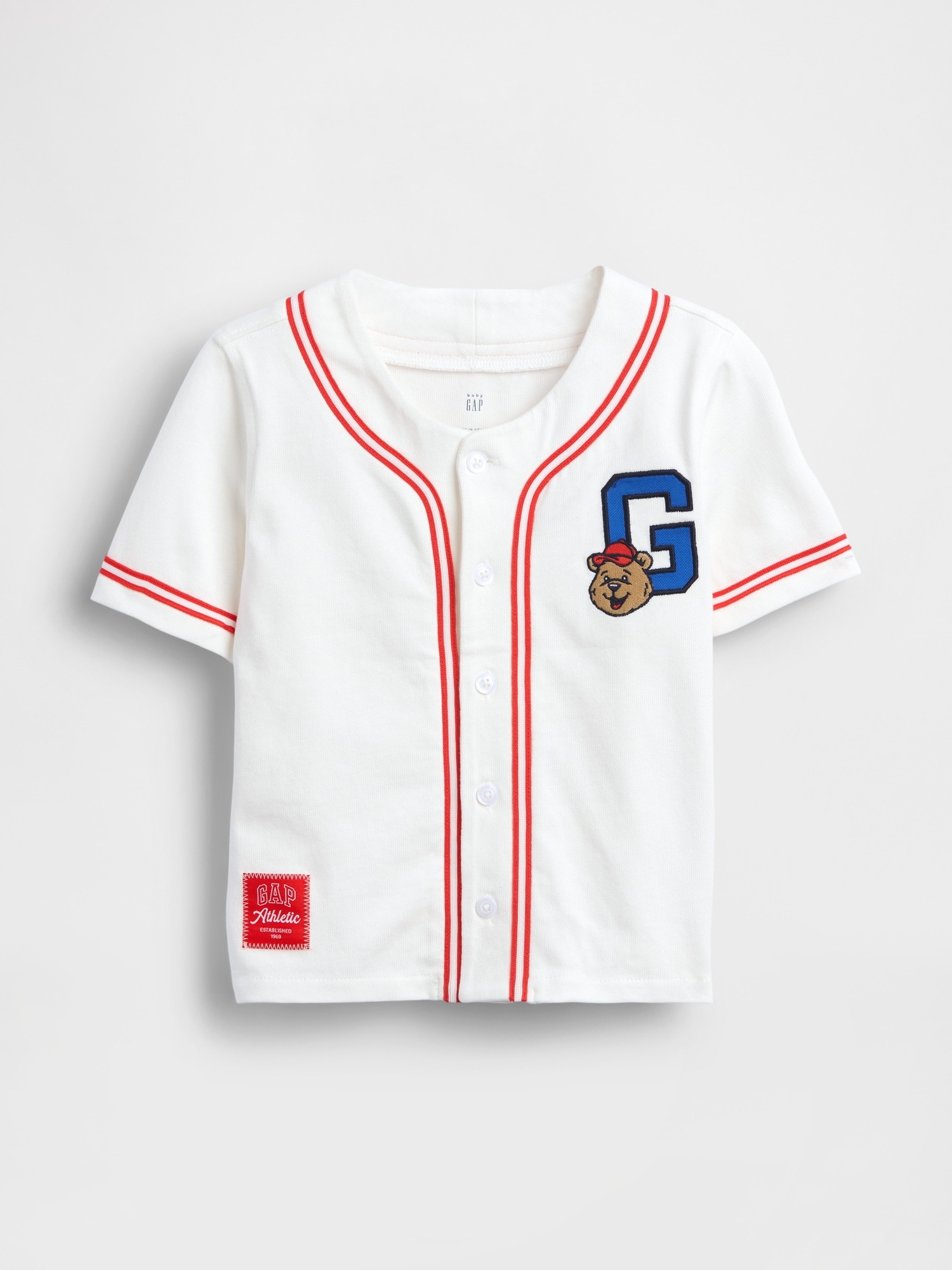 ブラナンベア GAPロゴ ベースボール ジャージーTシャツ (幼児・ベビー)-1