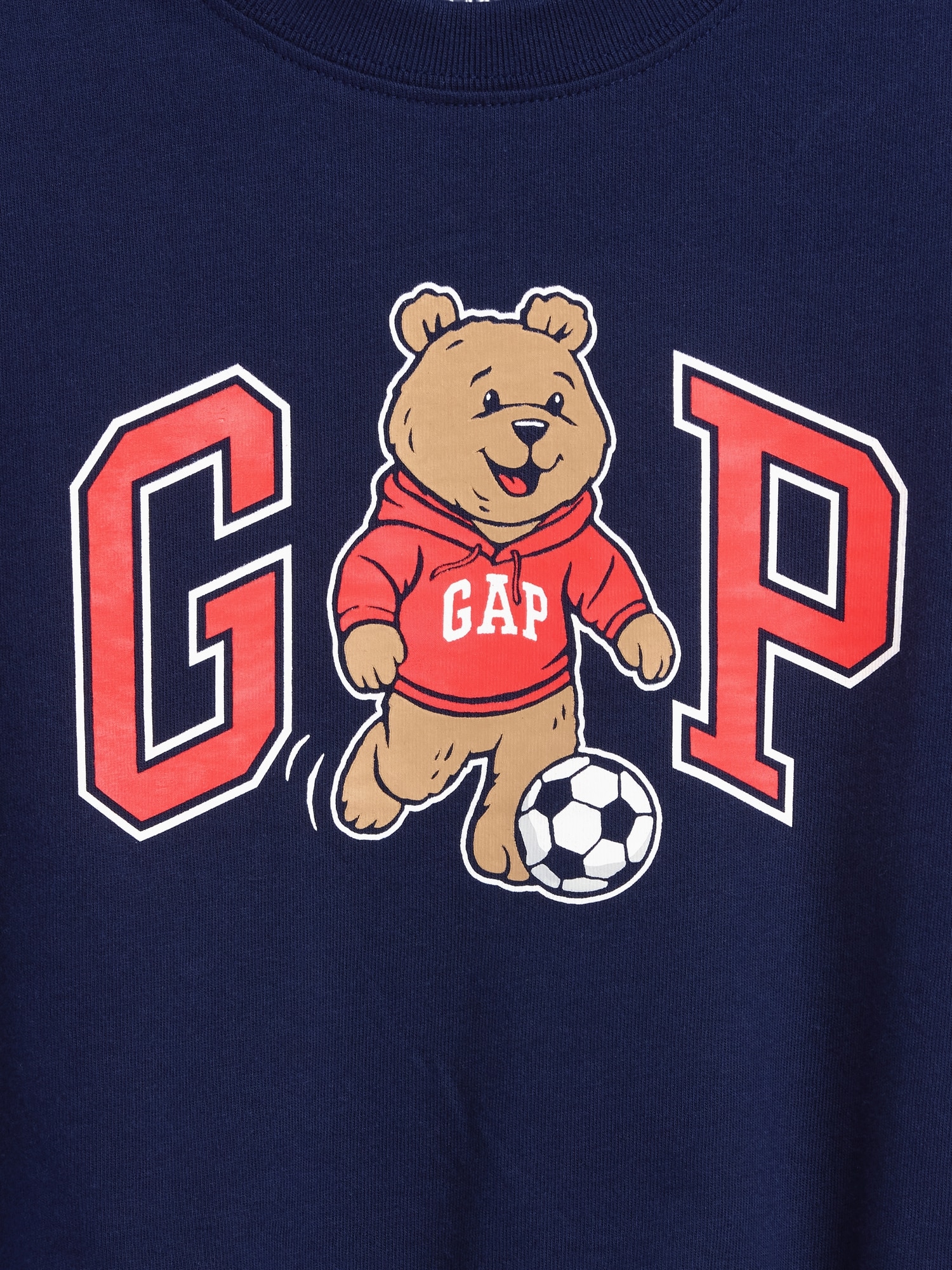 オーバーサイズ ブラナンベア バーシティスタイル グラフィック GAPロゴTシャツ (幼児・ベビー)-3