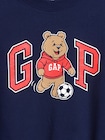 オーバーサイズ ブラナンベア バーシティスタイル グラフィック GAPロゴTシャツ (幼児・ベビー)-3