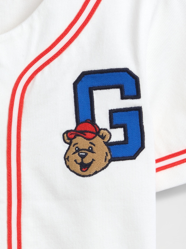 ブラナンベア GAPロゴ ベースボール ジャージーTシャツ (幼児・ベビー)-3