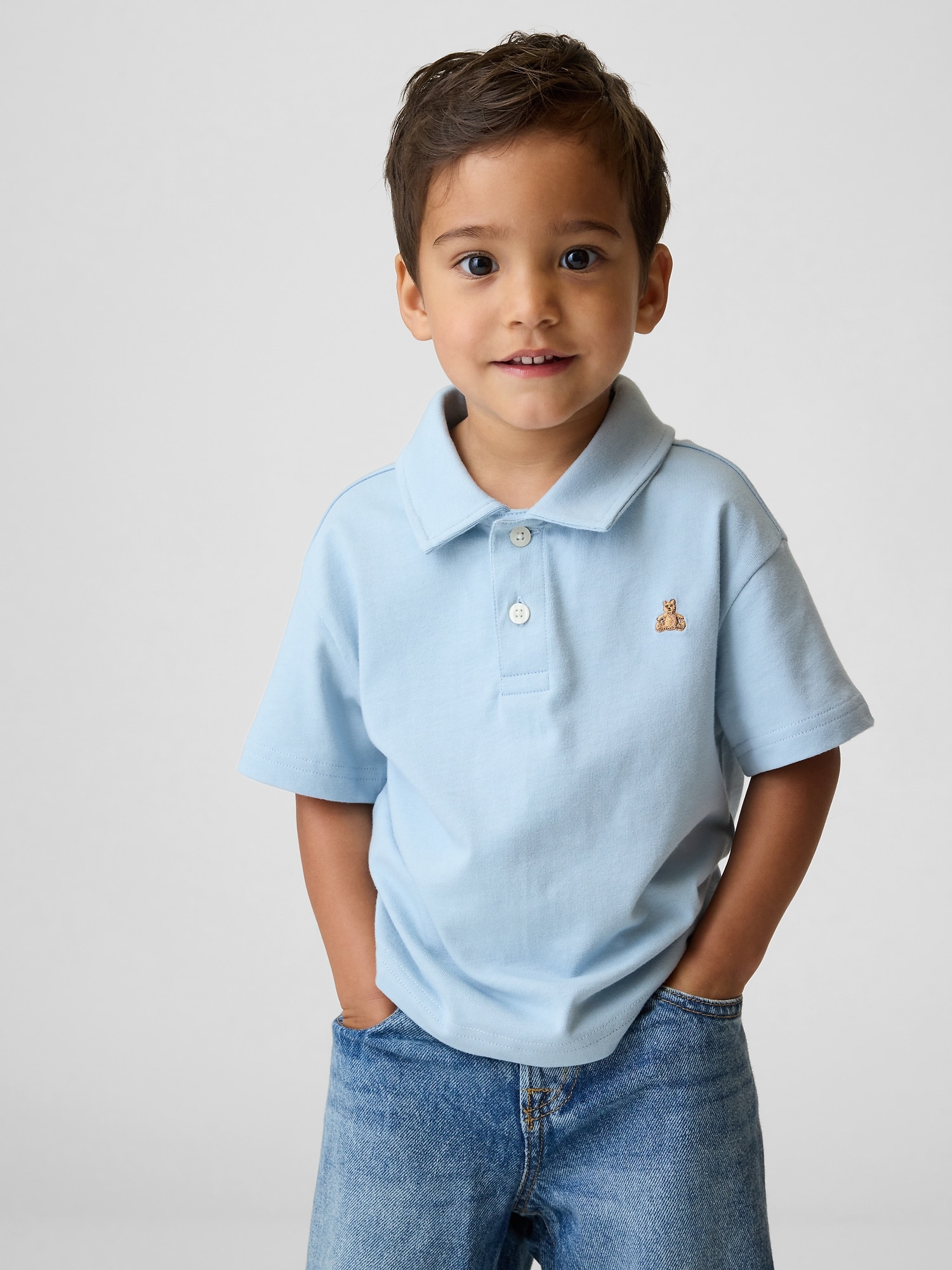 Baby & Toddler Boxy Polo Shirt