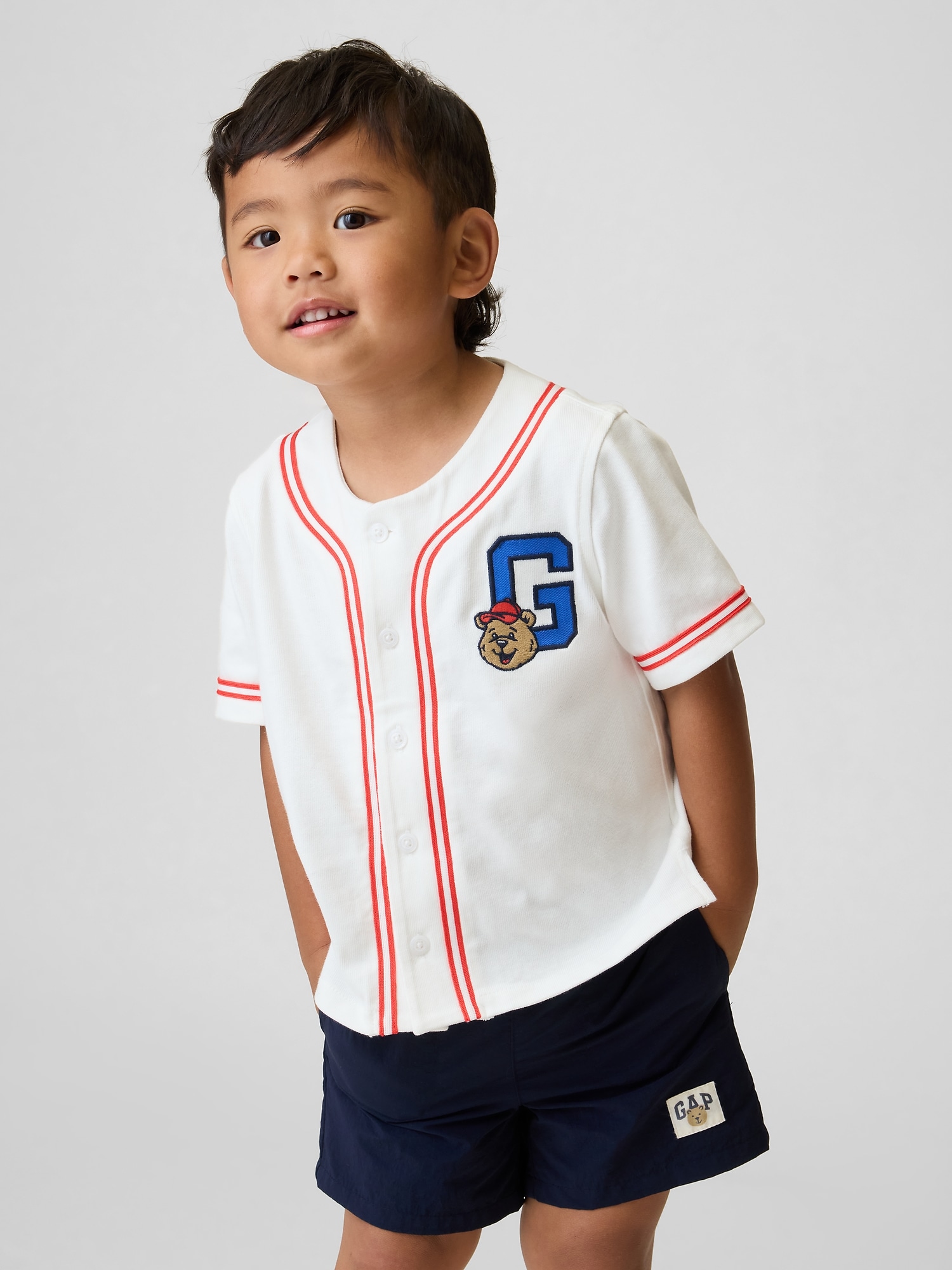 Baby & Toddler Brannan Bear Logo Baseball Jersey T-Shirt