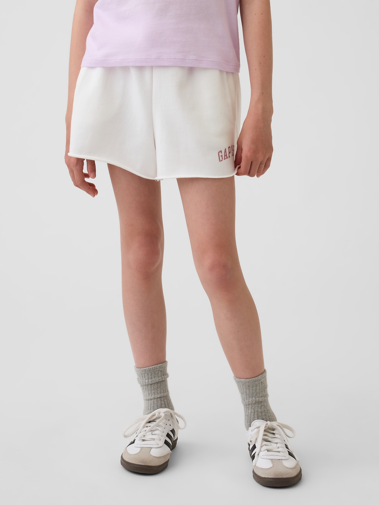GAPロゴ グラフィック プルオン フレンチテリー ショートパンツ (キッズ)-2