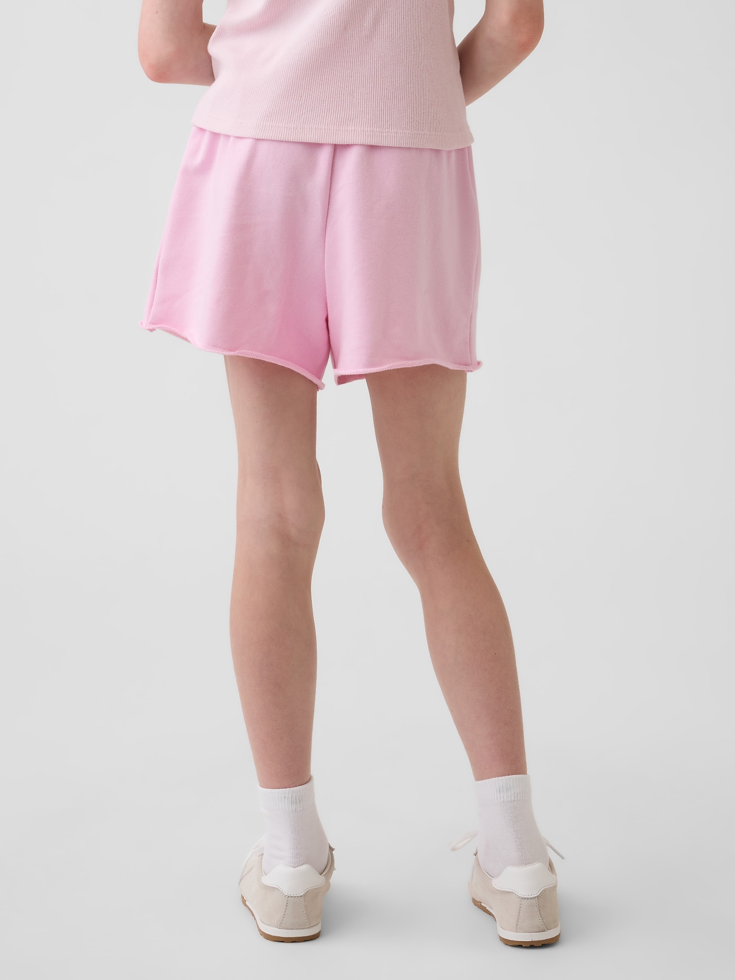 GAPロゴ グラフィック プルオン フレンチテリー ショートパンツ (キッズ)-3