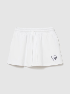フレンチテリー ハート GAPロゴ ミニスカート