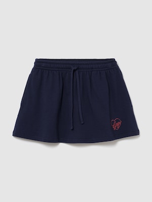 フレンチテリー ハート GAPロゴ ミニスカート