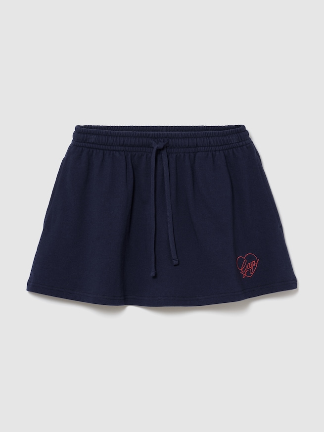 フレンチテリー ハート GAPロゴ ミニスカート-0