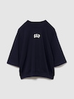 オーバーサイズ GAPロゴ フレンチテリーTシャツ-0