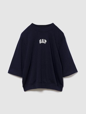 オーバーサイズ GAPロゴ フレンチテリーTシャツ
