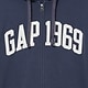 フレンチテリー リラックスフィット GAP1969ロゴ  ジップアップパーカー