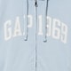 フレンチテリー リラックスフィット GAP1969ロゴ  ジップアップパーカー