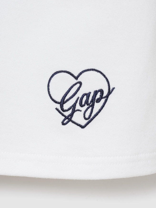 フレンチテリー ハート GAPロゴ ミニスカート-1