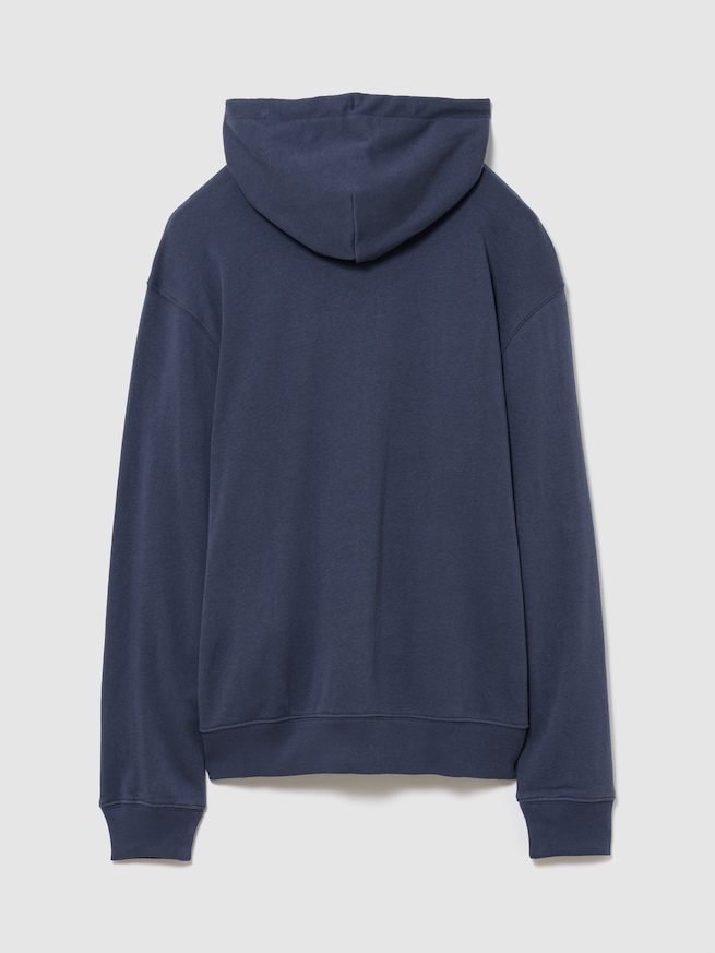 フレンチテリー リラックスフィット GAP1969ロゴ  ジップアップパーカー-2