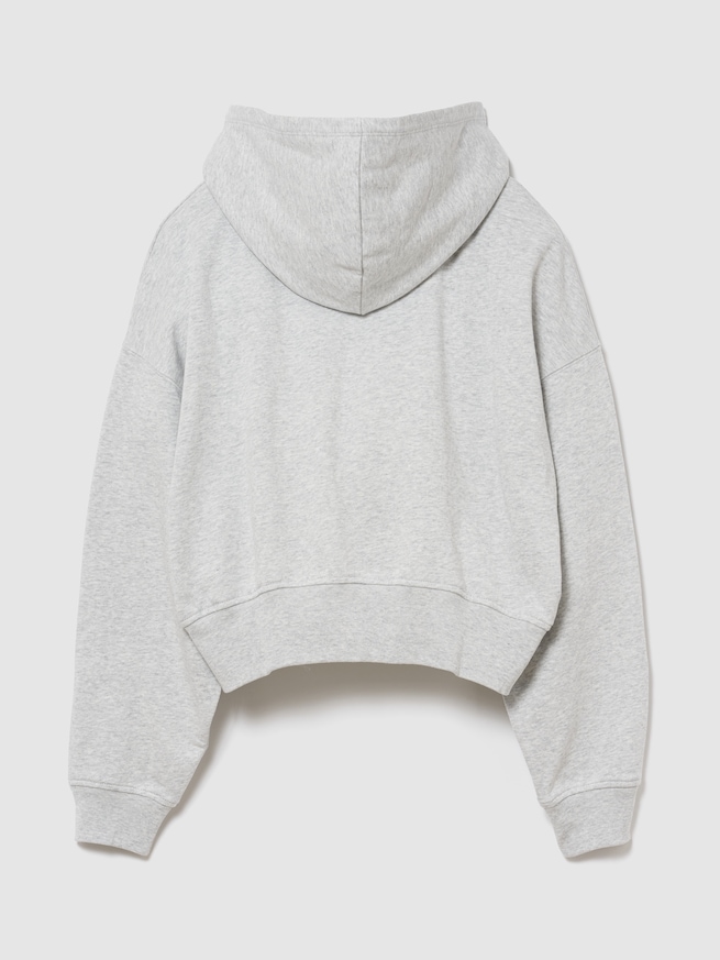 フレンチテリー オーバーサイズ GAPハートロゴ ジップアップパーカー-2