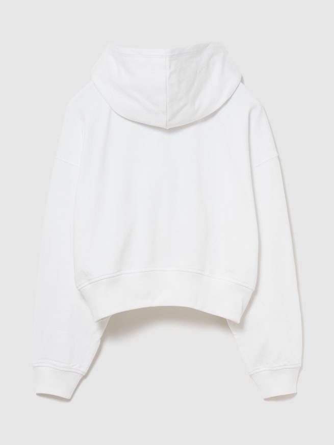 フレンチテリー オーバーサイズ GAPハートロゴ ジップアップパーカー-2