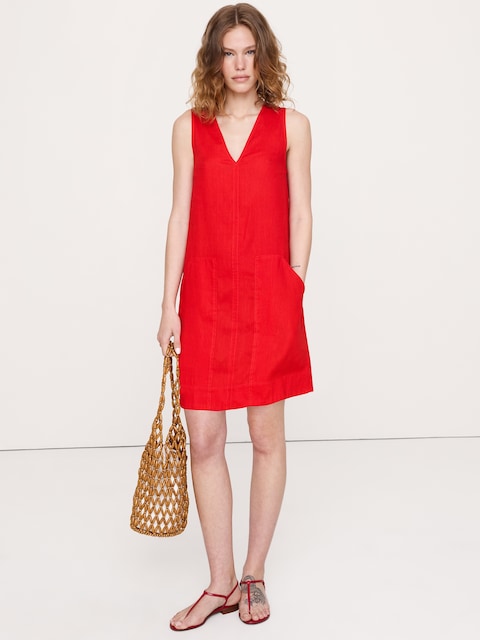 Linen Shift Dress