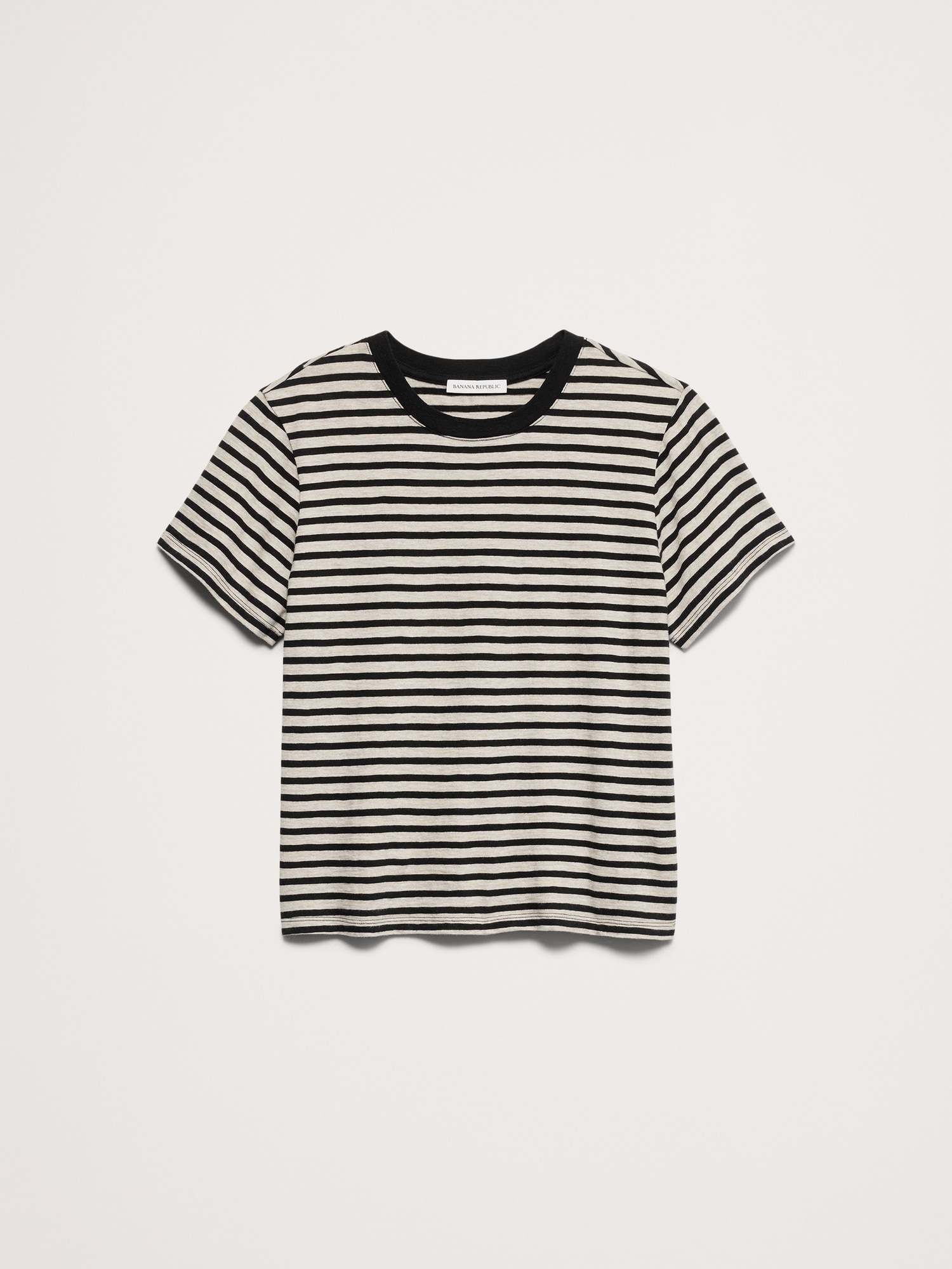 Cotton Slub Crew-Neck T-Shirt
