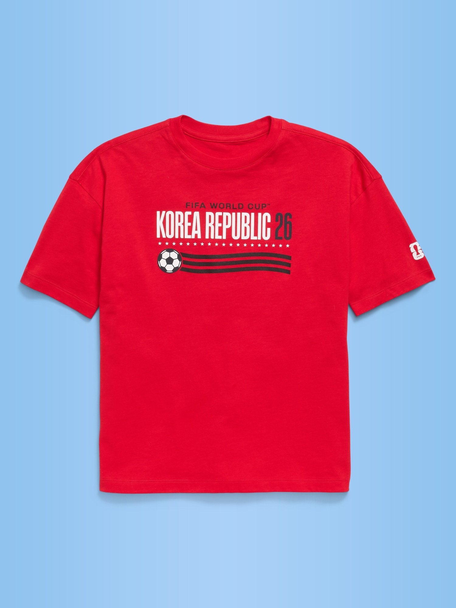 FIFA World Cup 26™ Korea Republic Oversized Graphic T-Shirt for Boys