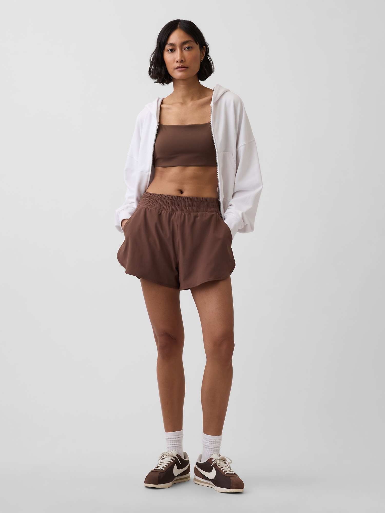 GapFit Tech High Rise Running Shorts