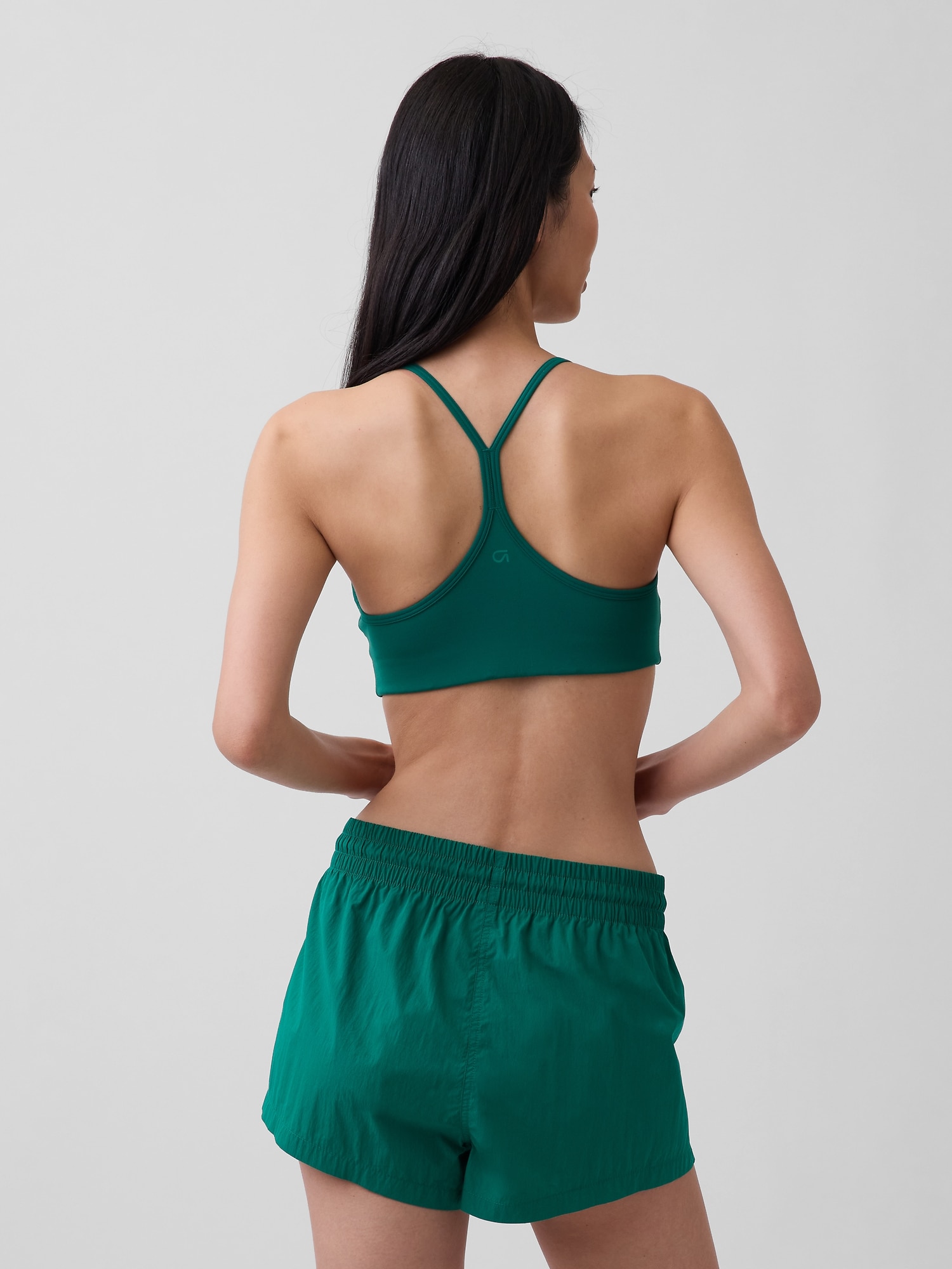 GapFit スムース レーサーバック スポーツブラ-1