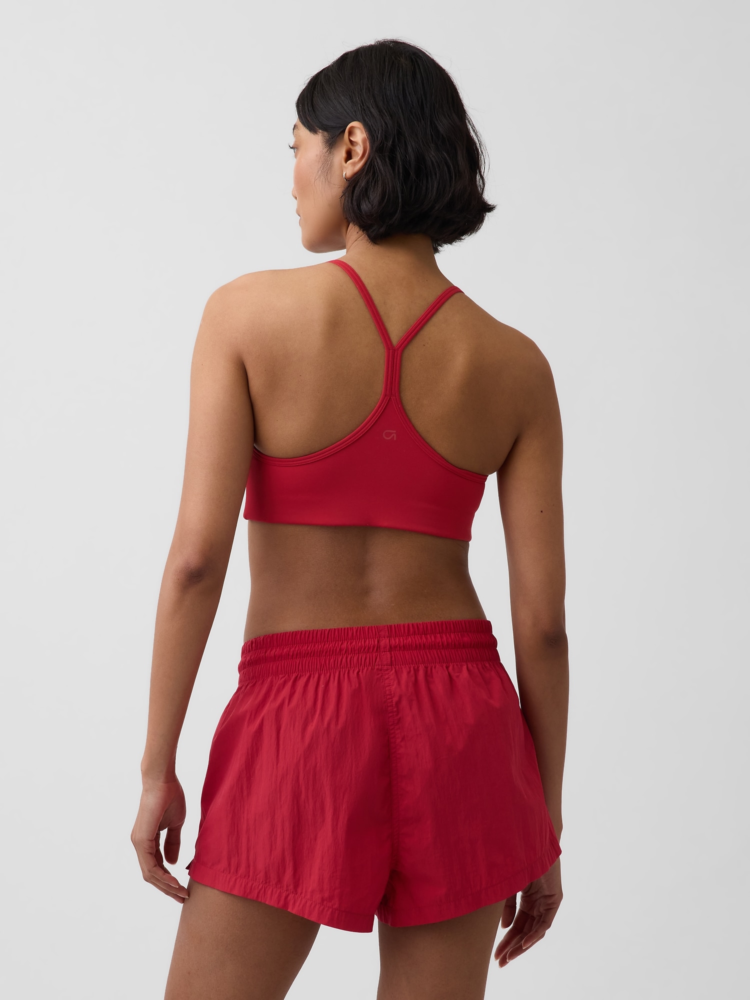 GapFit スムース レーサーバック スポーツブラ-1