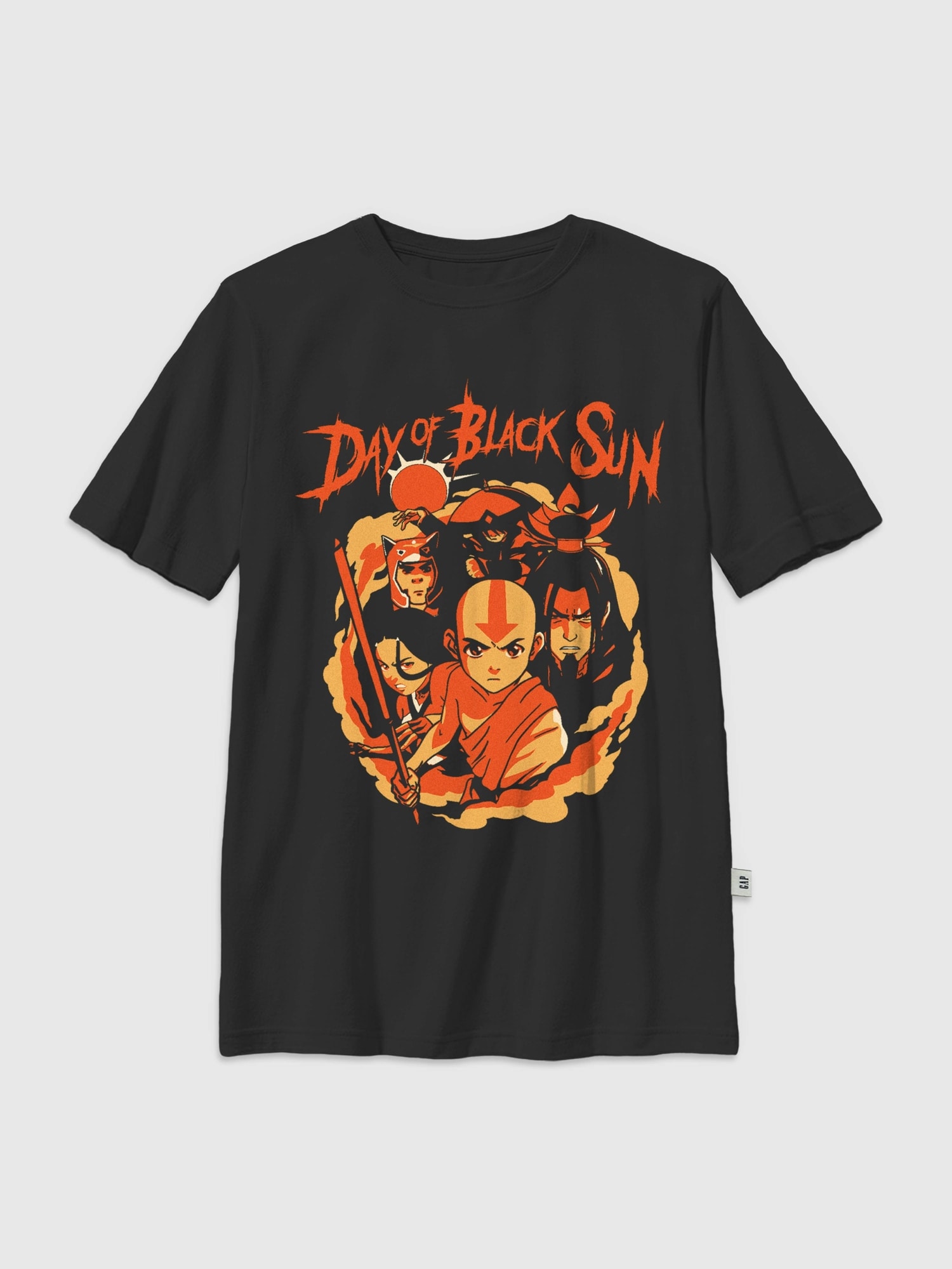 Kids Avatar the Last Airbender Black Sun Graphic T-Shirt