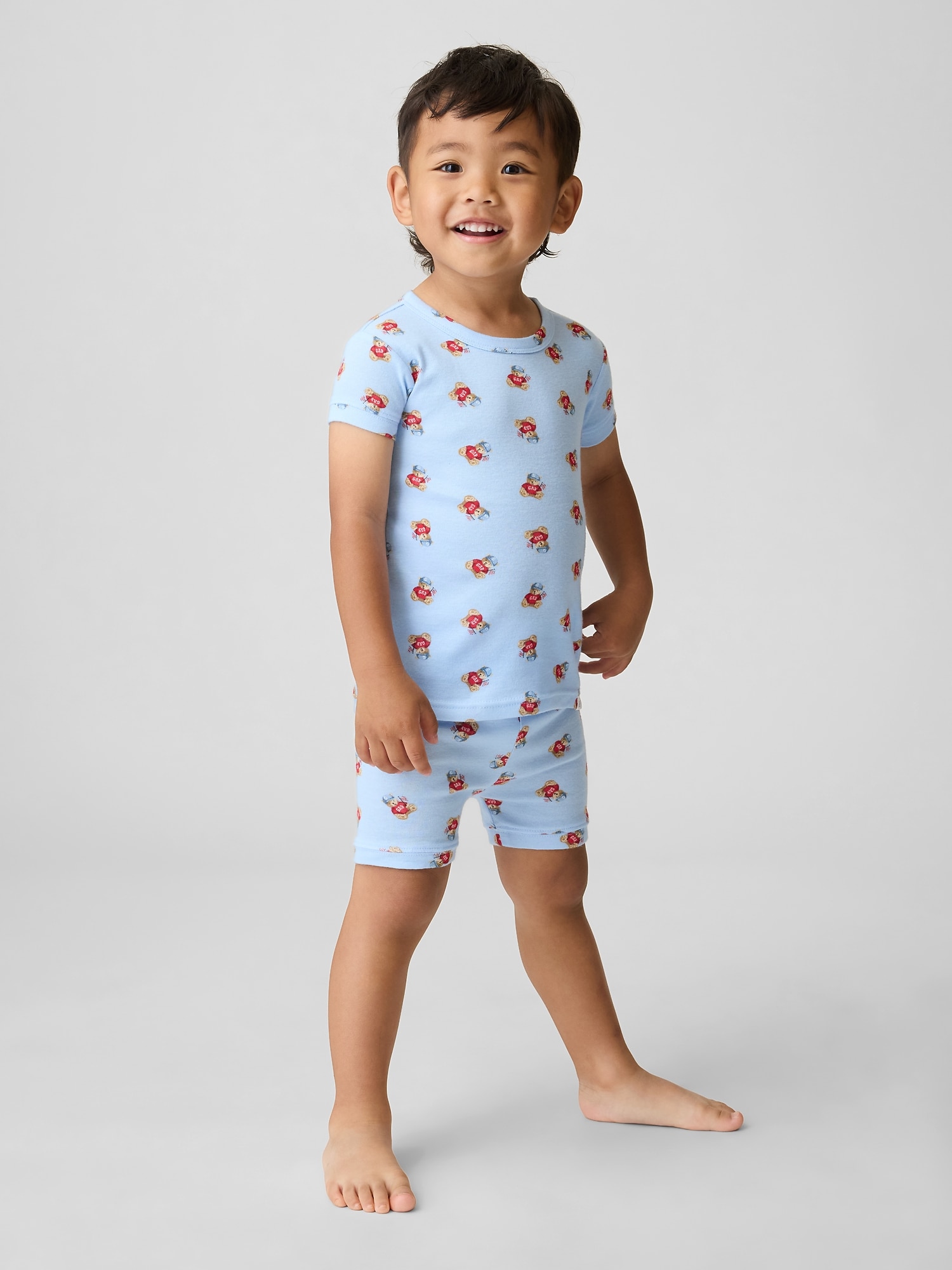 Baby & Toddler Brannan Bear Organic Brushed Cotton PJ Short Set