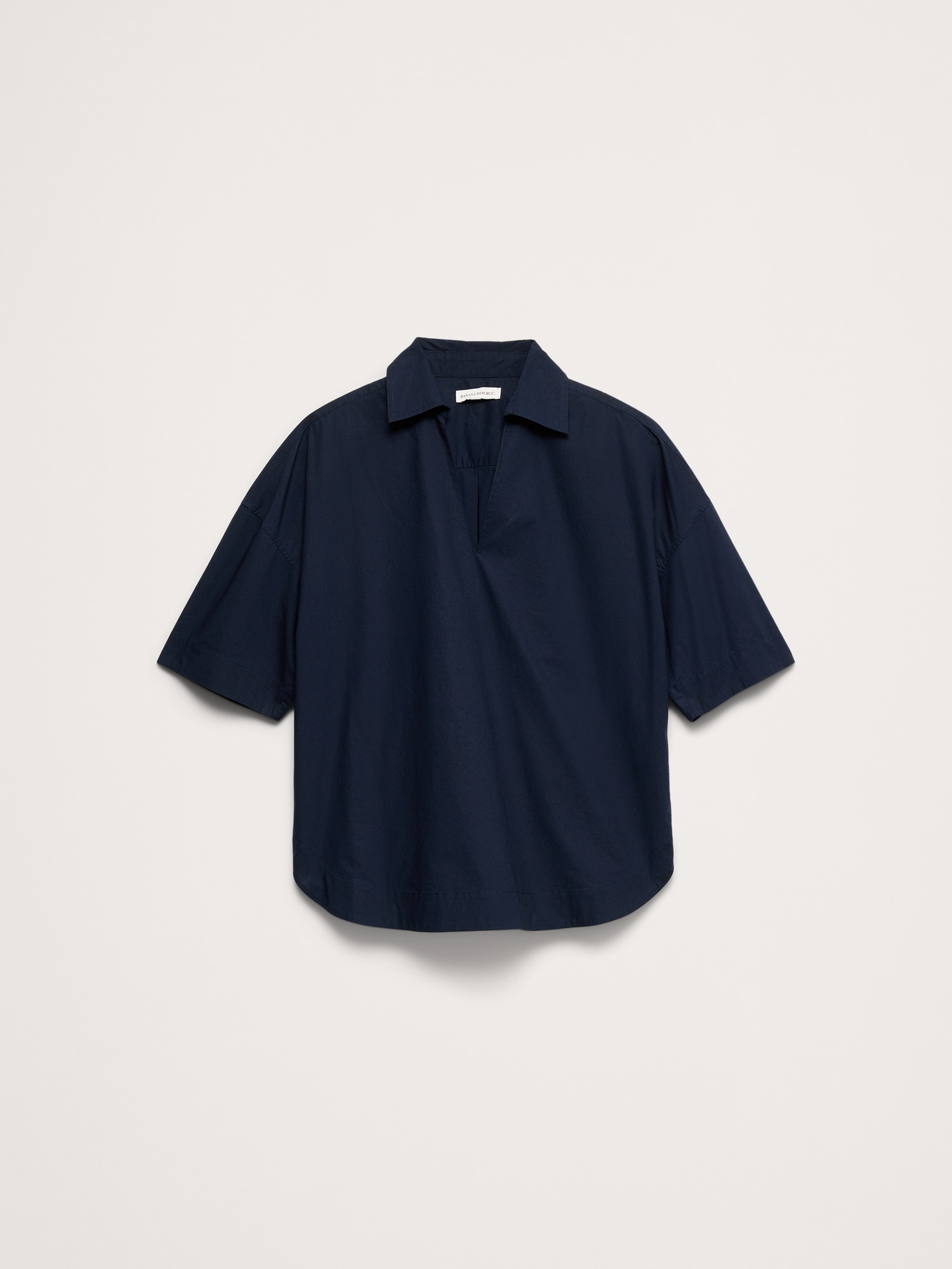 コットンポプリン ポップオーバー チュニック-4