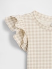 babyGap リブ フラッタースリーブTシャツ-2