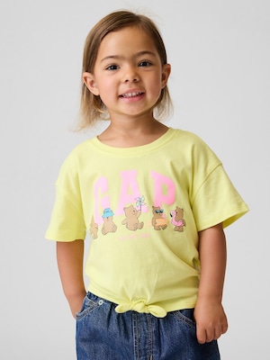 babyGap 裾結び グラフィックTシャツ