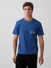 リラックスフィット ブラナンベア GAPロゴTシャツ-0