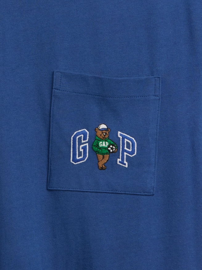 リラックスフィット ブラナンベア GAPロゴTシャツ-3