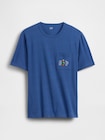 リラックスフィット ブラナンベア GAPロゴTシャツ-4