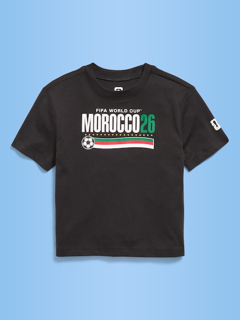 T-SHIRT SURDIMENSIONNÉ À IMPRIMÉ COUPE DU MONDE DE LA FIFA 26™, MAROC UNISEXE POUR TOUT-PETIT
