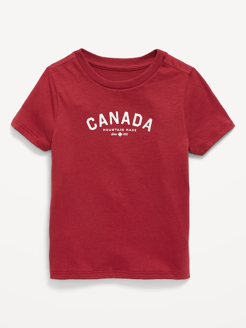 T-SHIRT À MANCHES COURTES À IMPRIMÉ UNISEXE POUR TOUT-PETIT