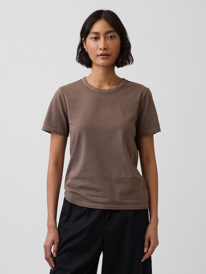 オーガニックコットン ヴィンテージソフト Tシャツ-0