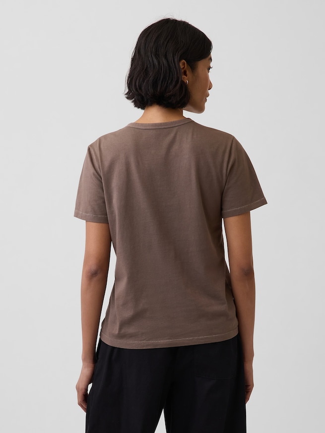 オーガニックコットン ヴィンテージソフト Tシャツ-2