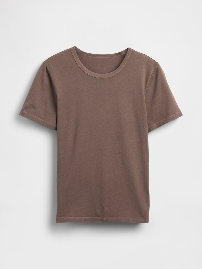 オーガニックコットン ヴィンテージソフト Tシャツ-4