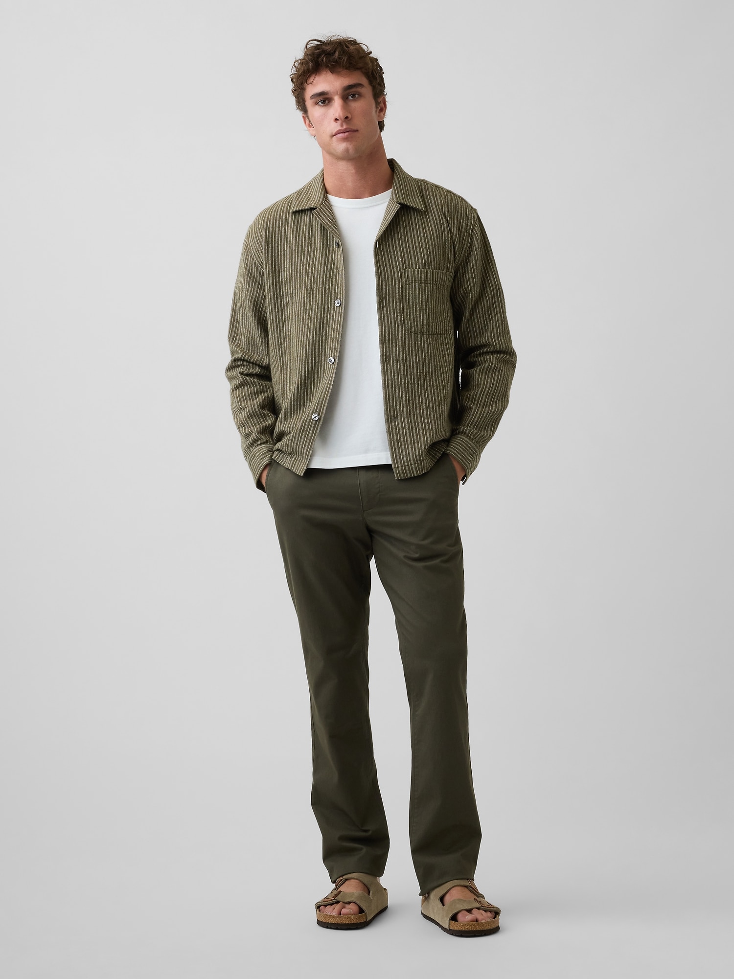 Modern Straight Khakis