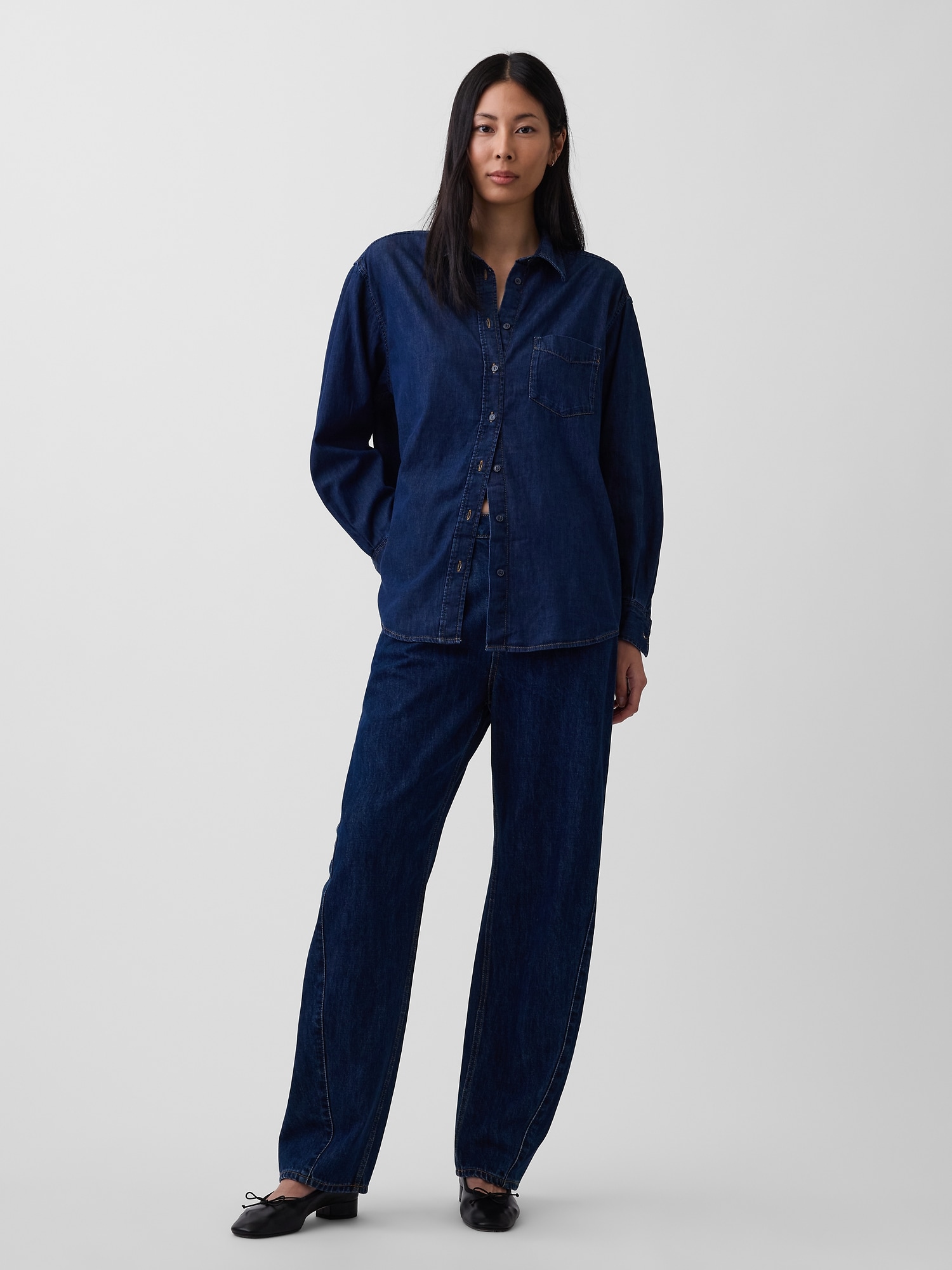Denim Big Shirt