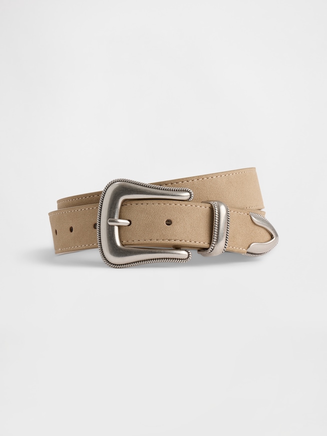 ヴィーガンレザー ウェスタンベルト-2