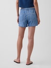 イージーウエスト デニムショートパンツ-2
