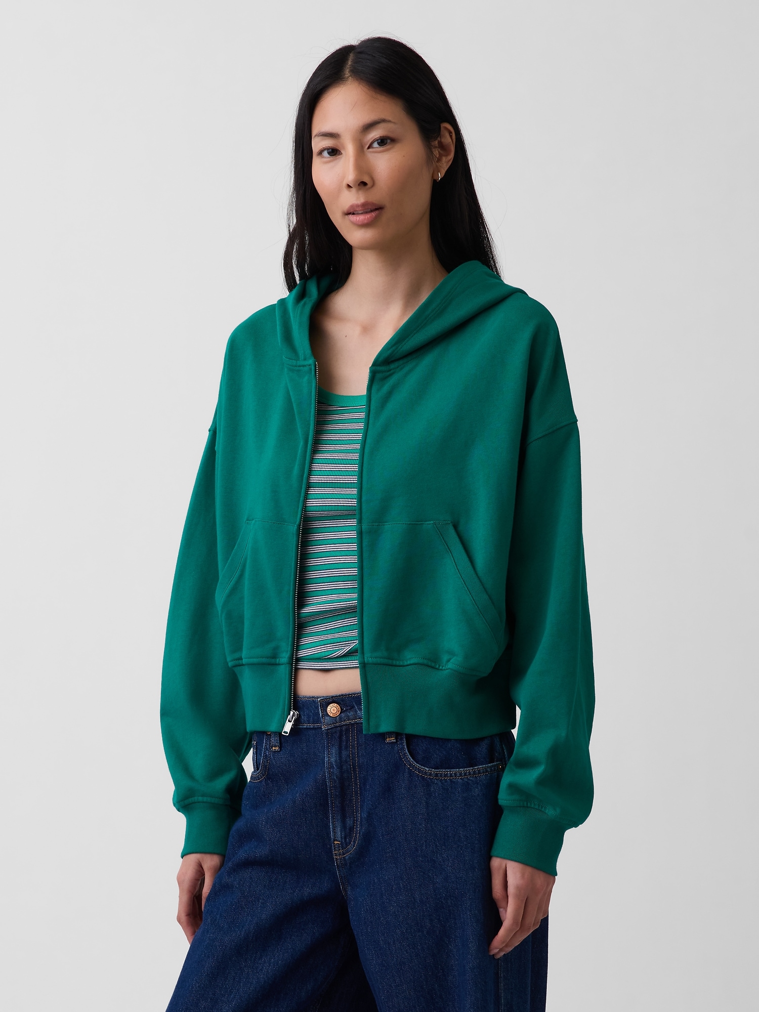 VintageSoft Terry Zip Hoodie