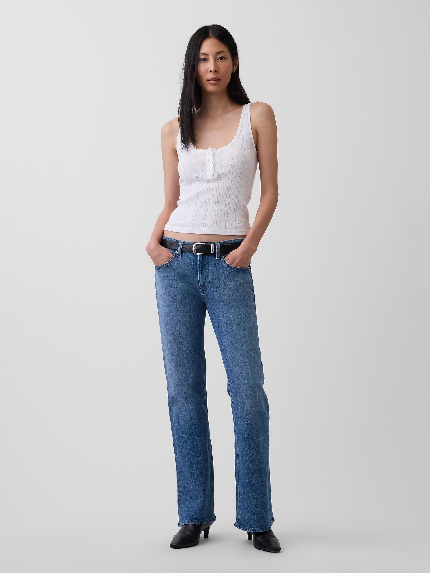 Low Rise Relaxed Boot Jeans