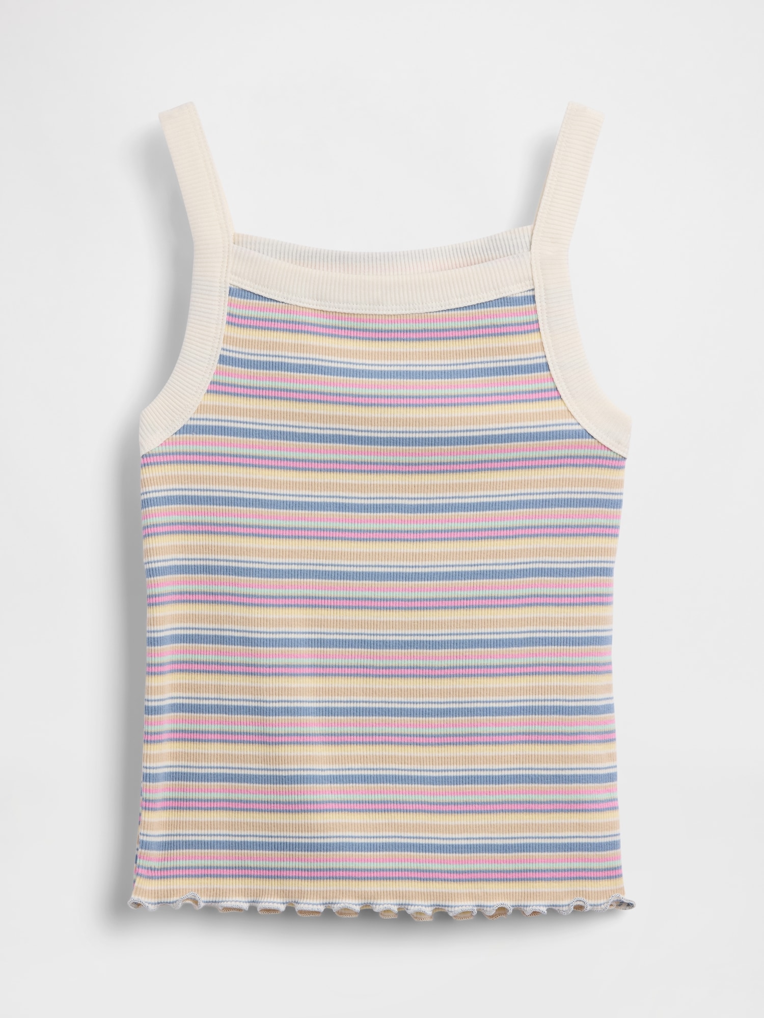 Kids Rib Square-Neck Tank Top