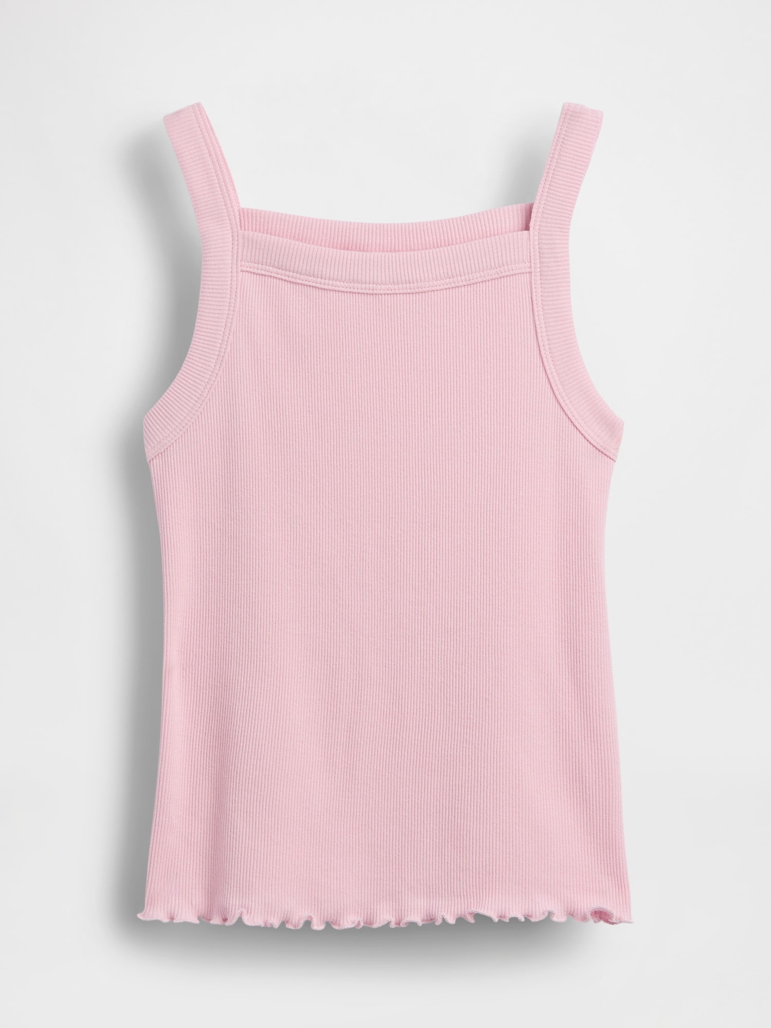 Kids Rib Square-Neck Tank Top