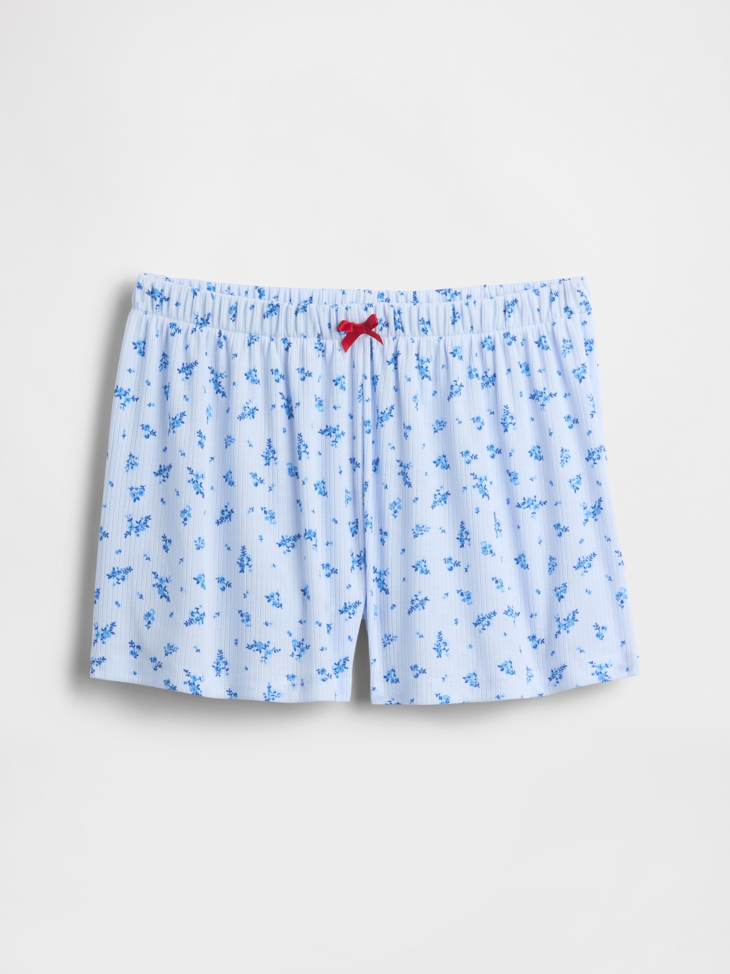 Kids Recycled Rib PJ Shorts