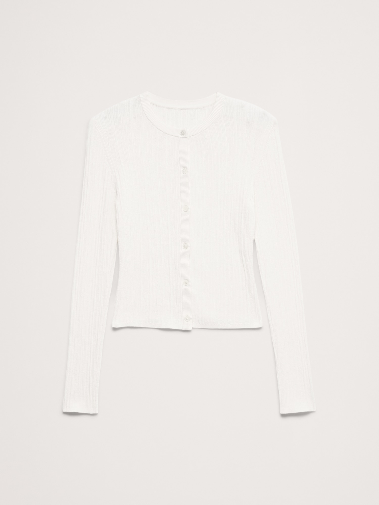 クリンクルニット クロップド カーディガン-2