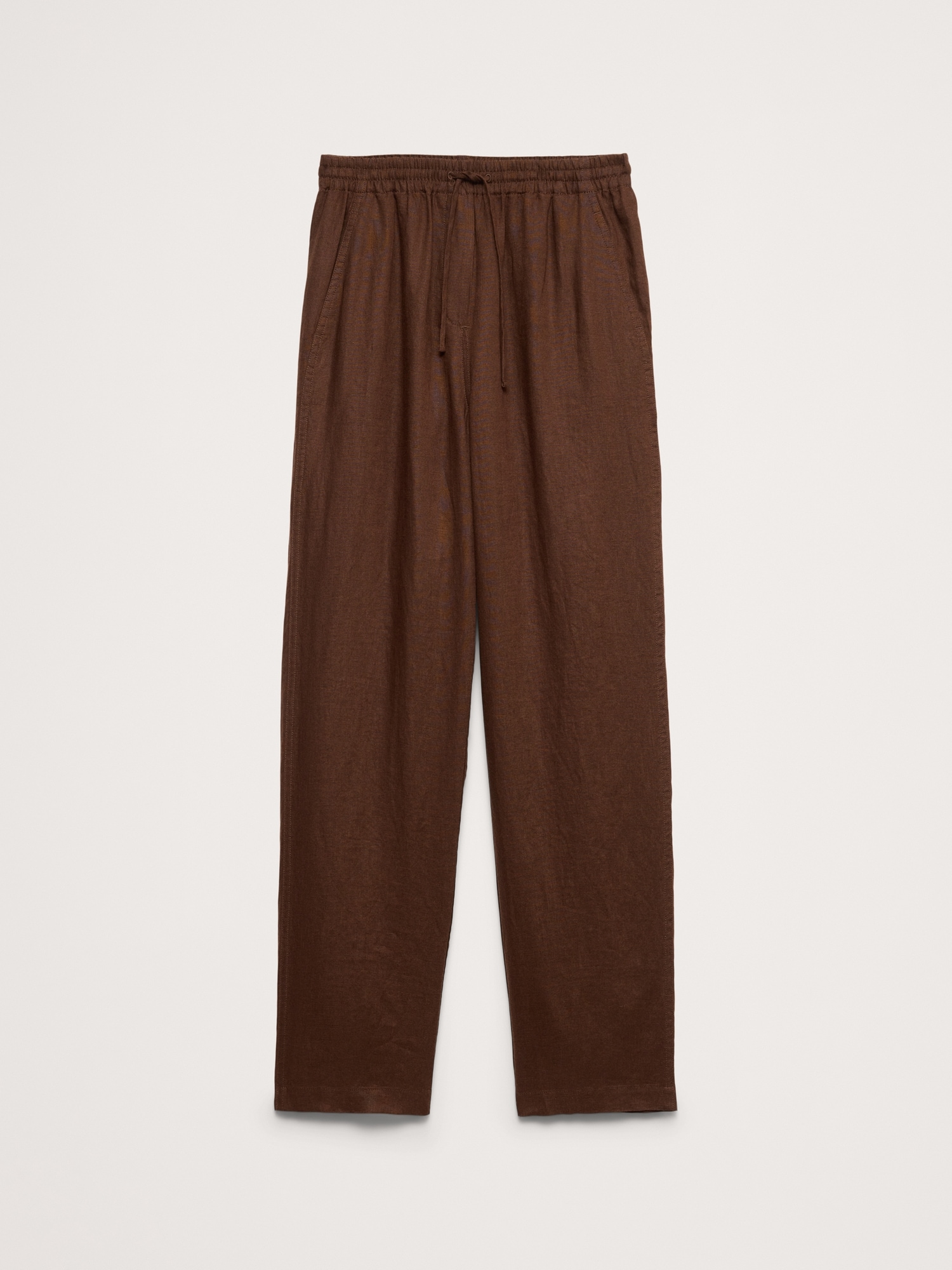 ゲッタウェイ ストレート レッグ プルオン リネン パンツ-4