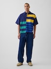 Gap &times; Sean Wotherspoon オーバーサイズ ミックスストライプ ボクシーポロシャツ-1